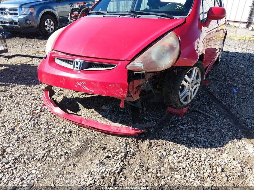2007 Honda Fit VIN JHMGD38687S064569 IAAI salvage auction — FRONT END, Clear (Arkansas), sold $25 on 2026-07-16 (photo 6)
