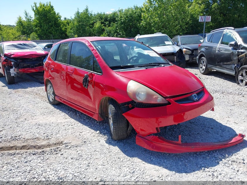 2007 Honda Fit VIN JHMGD38687S064569 IAAI salvage auction — FRONT END, Clear (Arkansas), sold $25 on 2026-07-16 (photo 1)