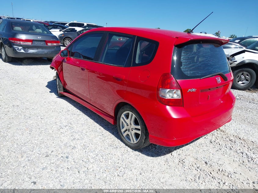2007 Honda Fit VIN JHMGD38687S064569 IAAI salvage auction — FRONT END, Clear (Arkansas), sold $25 on 2026-07-16 (photo 3)