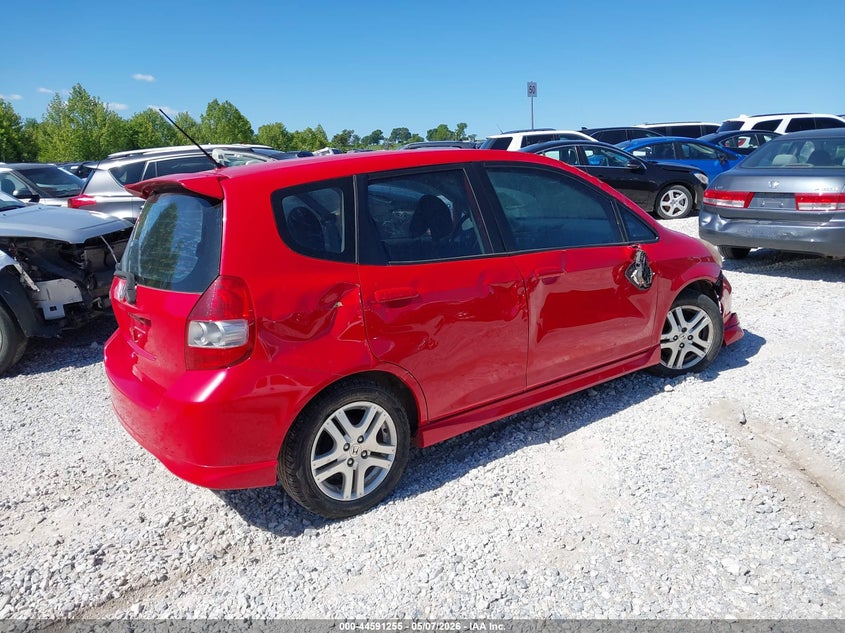 2007 Honda Fit VIN JHMGD38687S064569 IAAI salvage auction — FRONT END, Clear (Arkansas), sold $25 on 2026-07-16 (photo 4)