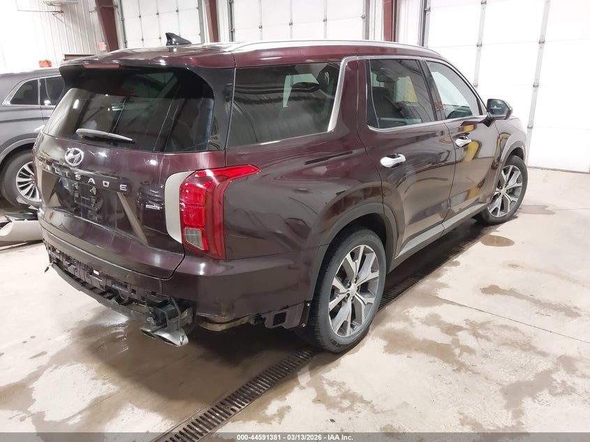 2020 Hyundai Palisade VIN KM8R4DHE5LU093416 IAAI salvage auction — REAR END, Salvage Title, sold $6,700 on 2026-07-09 (photo 4)