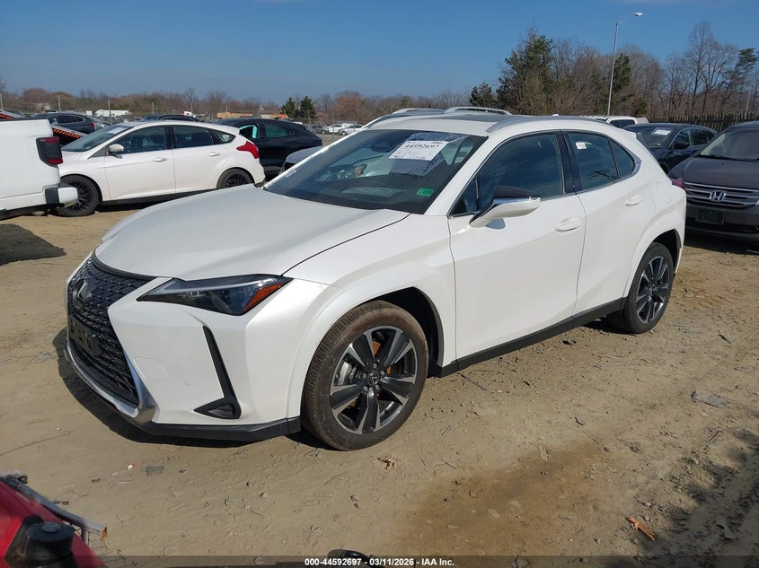 2025 Lexus Ux VIN JTHUCJDH5S2008745 IAAI salvage auction — FRONT END, Salvage Title, sold $9,200 on 2026-08-24 (photo 2)
