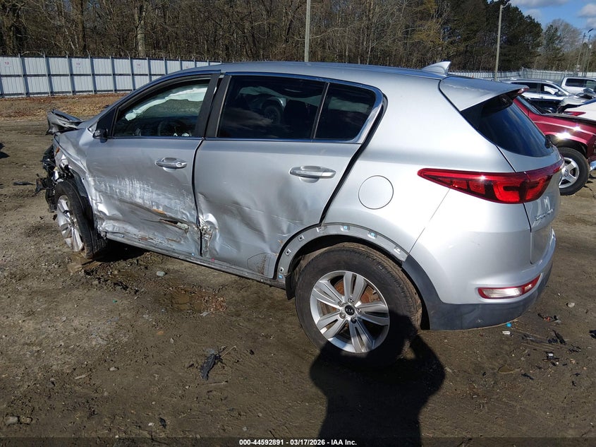 2019 Kia Sportage VIN KNDPM3AC8K7586910 IAAI salvage auction — FRONT END, Salvage Title, sold $925 on 2026-07-09 (photo 3)