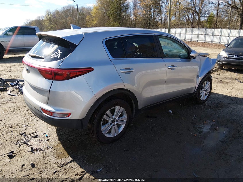 2019 Kia Sportage VIN KNDPM3AC8K7586910 IAAI salvage auction — FRONT END, Salvage Title, sold $925 on 2026-07-09 (photo 4)