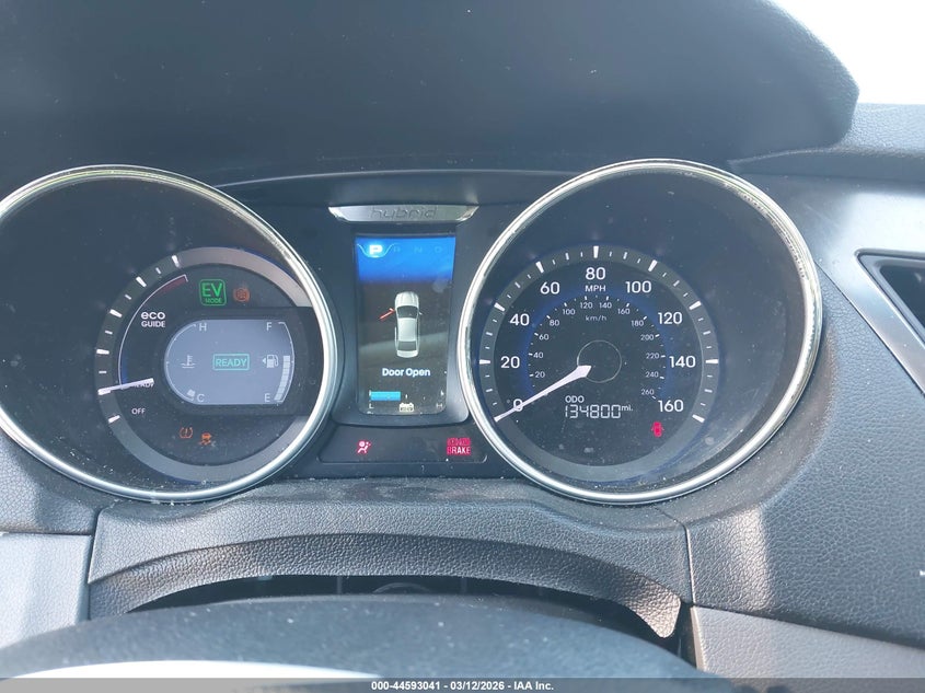 2011 Hyundai Sonata hybrid VIN KMHEC4A41BA002418 IAAI salvage auction — RIGHT FRONT, Salvage (Georgia), sold $775 on 2026-07-16 (photo 7)