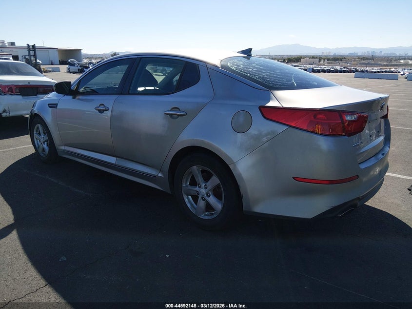 2014 Kia Optima VIN KNAGM4A78E5475666 IAAI salvage auction — FRONT END, Salvage Title, sold $25 on 2026-08-02 (photo 3)
