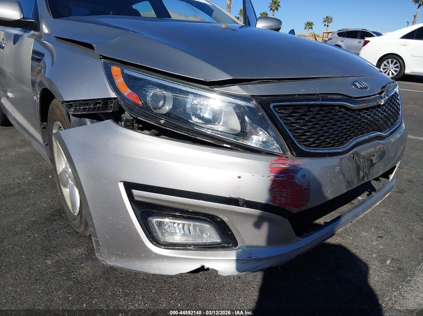 2014 Kia Optima VIN KNAGM4A78E5475666 IAAI salvage auction — FRONT END, Salvage Title, sold $25 on 2026-08-02 (photo 6)