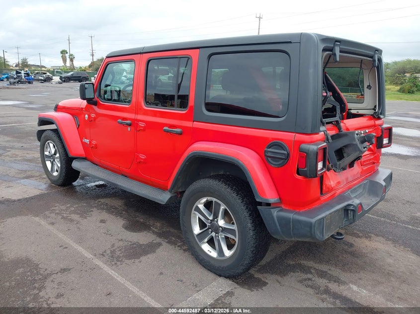 2020 Jeep Wrangler / VIN 1C4HJXEN5LW230311 IAAI salvage auction — REAR END, Salvage (Hawaii), sold $9,350 on 2026-08-04 (photo 3)