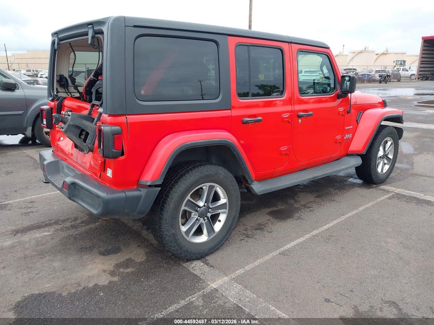 2020 Jeep Wrangler / VIN 1C4HJXEN5LW230311 IAAI salvage auction — REAR END, Salvage (Hawaii), sold $9,350 on 2026-08-04 (photo 4)