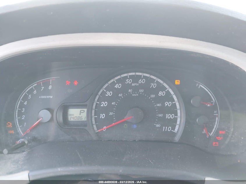 2013 Toyota Sienna VIN 5TDZK3DCXDS373329 IAAI salvage auction — FRONT END, Salvage Title, sold $1,100 on 2026-07-08 (photo 7)