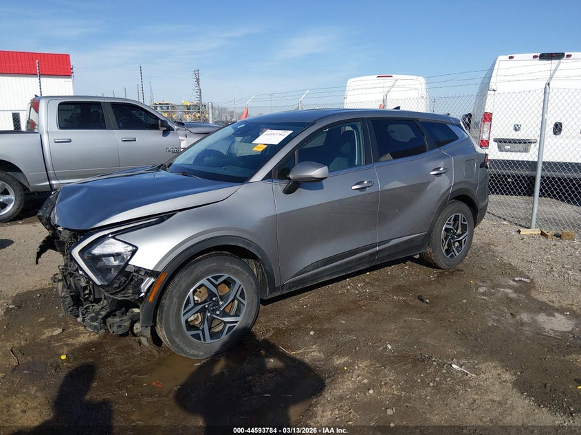 2023 Kia Sportage VIN KNDPU3AF3P7157644 IAAI salvage auction — FRONT END, Salvage Title, sold $4,550 on 2026-07-29 (photo 2)