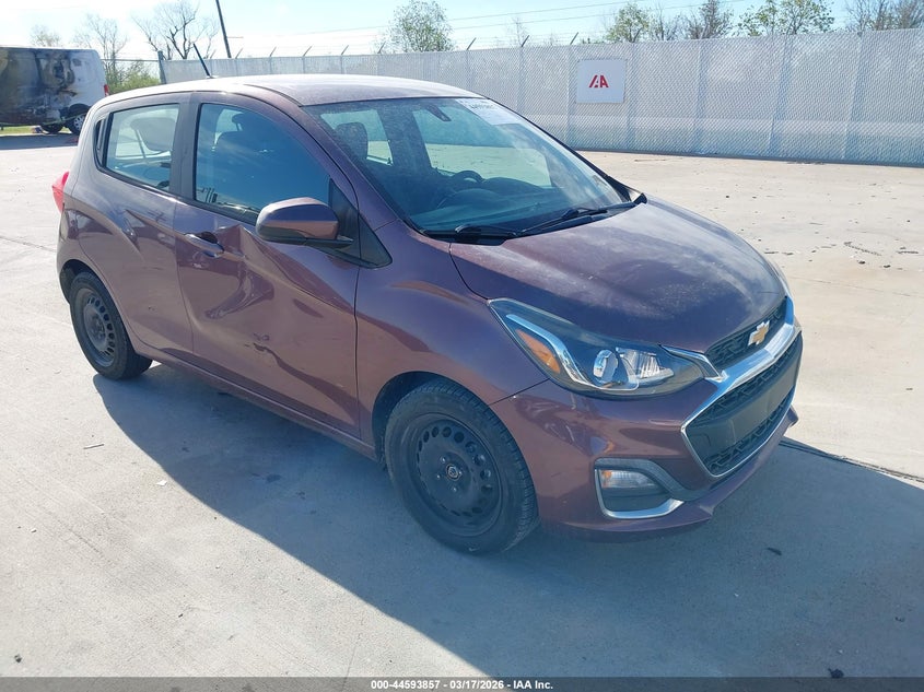 2021 Chevrolet Spark VIN KL8CD6SA8MC750012 IAAI salvage auction — LEFT & RIGHT, Original (Texas), sold $1,450 on 2026-07-17 (photo 1)