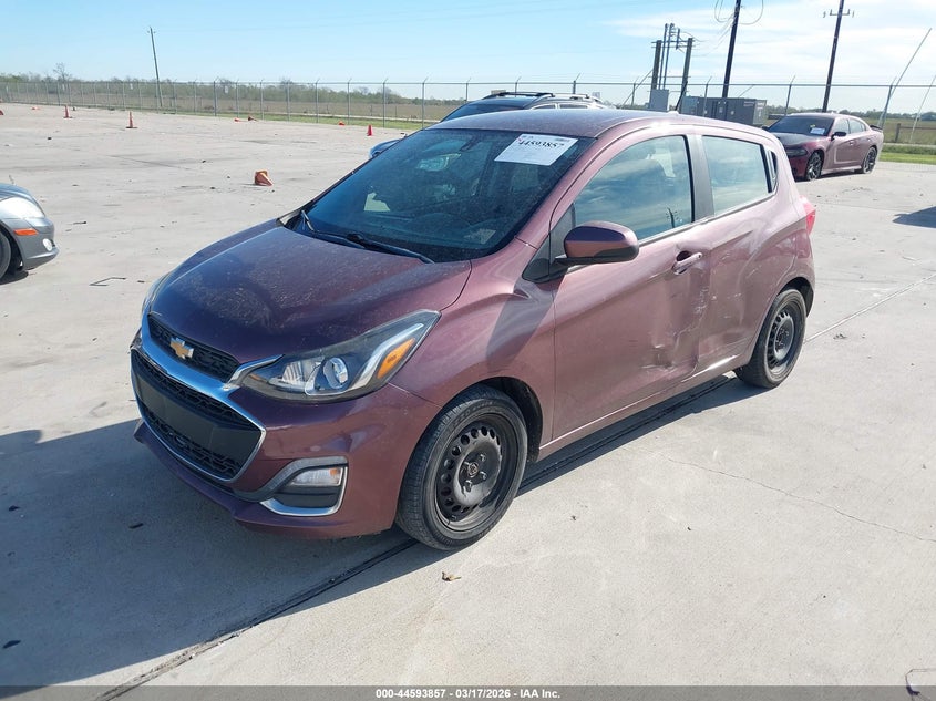 2021 Chevrolet Spark VIN KL8CD6SA8MC750012 IAAI salvage auction — LEFT & RIGHT, Original (Texas), sold $1,450 on 2026-07-17 (photo 2)