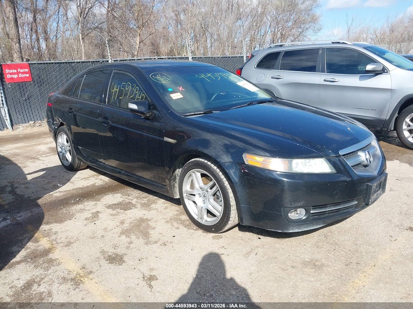 2008 Acura Tl VIN 19UUA662X8A042421 IAAI salvage auction — REAR END, Salvage (Kansas), sold $725 on 2026-07-09 (photo 1)