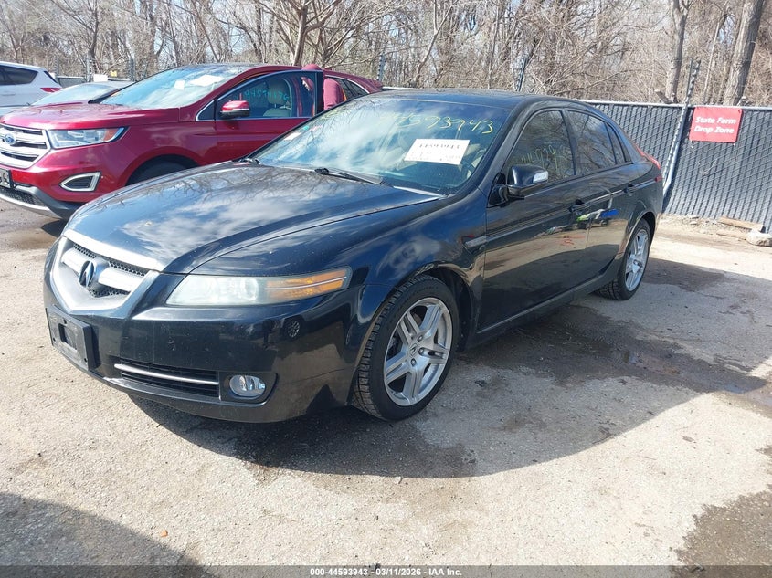 2008 Acura Tl VIN 19UUA662X8A042421 IAAI salvage auction — REAR END, Salvage (Kansas), sold $725 on 2026-07-09 (photo 2)