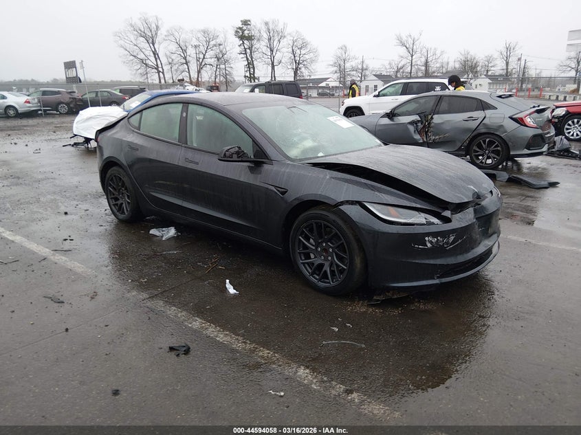 2024 Tesla Model 3 VIN 5YJ3E1EA8RF773884 IAAI salvage auction — FRONT END, Salvage Title, sold $10,400 on 2026-07-23 (photo 1)