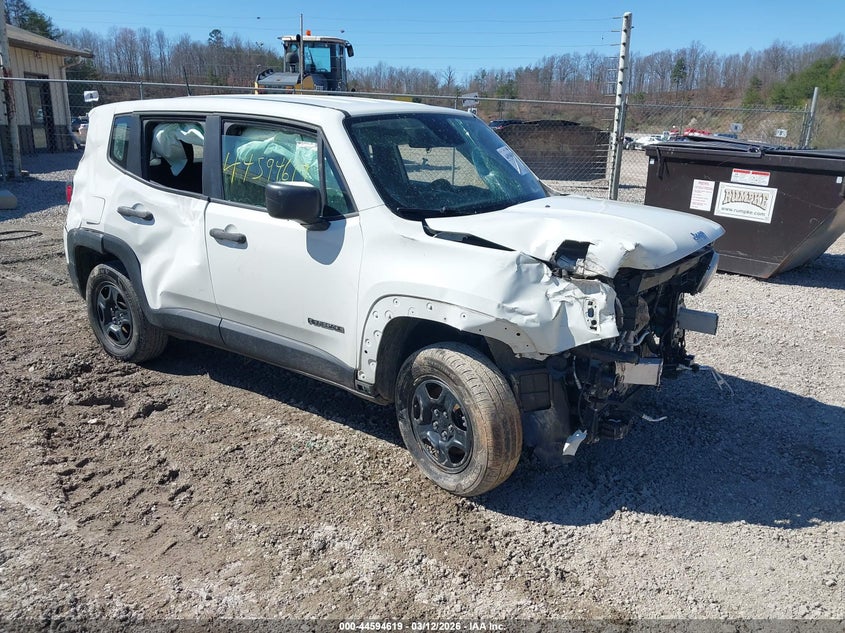 2021 Jeep Renegade VIN ZACNJDAB9MPM23229 IAAI salvage auction — FRONT & REAR, Salvage (Kentucky), sold $425 on 2026-07-28 (photo 1)
