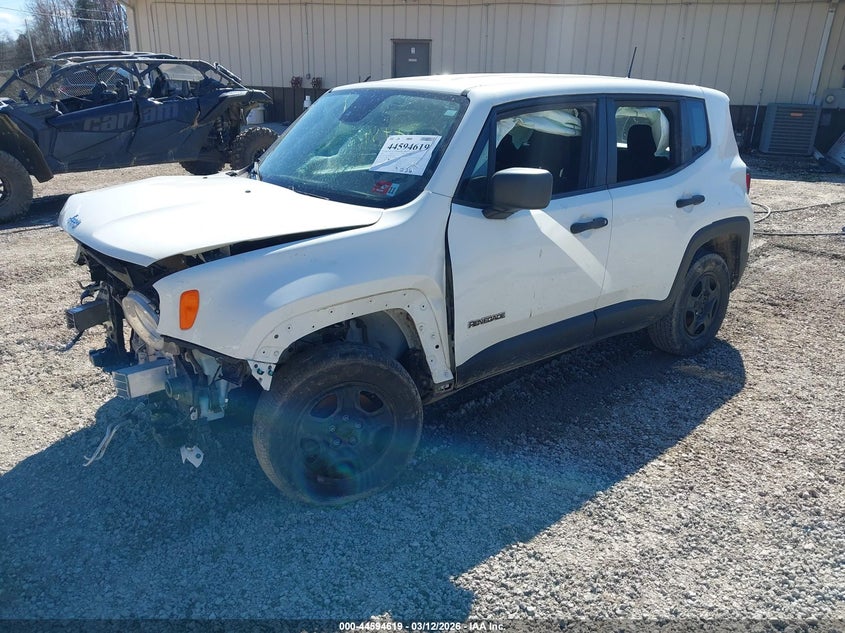 2021 Jeep Renegade VIN ZACNJDAB9MPM23229 IAAI salvage auction — FRONT & REAR, Salvage (Kentucky), sold $425 on 2026-07-28 (photo 2)