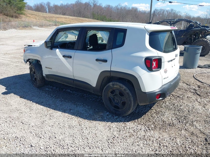 2021 Jeep Renegade VIN ZACNJDAB9MPM23229 IAAI salvage auction — FRONT & REAR, Salvage (Kentucky), sold $425 on 2026-07-28 (photo 3)