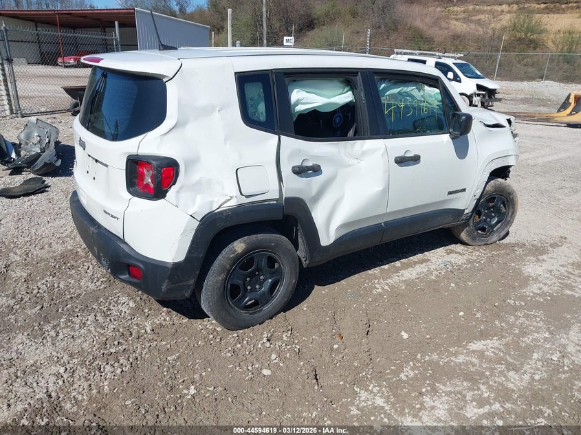 2021 Jeep Renegade VIN ZACNJDAB9MPM23229 IAAI salvage auction — FRONT & REAR, Salvage (Kentucky), sold $425 on 2026-07-28 (photo 4)
