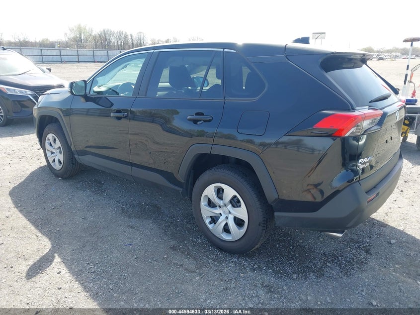 2025 Toyota Rav 4 VIN 2T3G1RFV0SC571779 IAAI salvage auction — RIGHT SIDE, Salvage (Arkansas), sold $25 on 2026-07-31 (photo 3)
