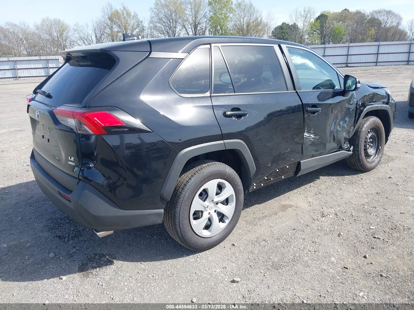 2025 Toyota Rav 4 VIN 2T3G1RFV0SC571779 IAAI salvage auction — RIGHT SIDE, Salvage (Arkansas), sold $25 on 2026-07-31 (photo 4)