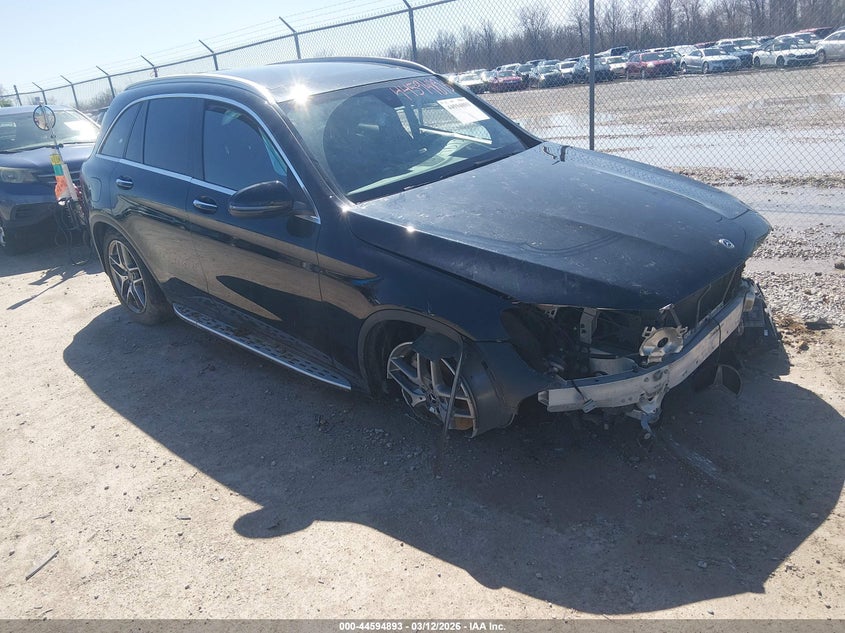 2019 Mercedes-benz Glc VIN WDC0G4KB2KV176968 IAAI salvage auction — FRONT END, Salvage Title, sold $3,150 on 2026-07-31 (photo 1)
