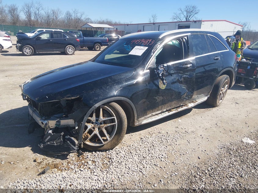 2019 Mercedes-benz Glc VIN WDC0G4KB2KV176968 IAAI salvage auction — FRONT END, Salvage Title, sold $3,150 on 2026-07-31 (photo 2)