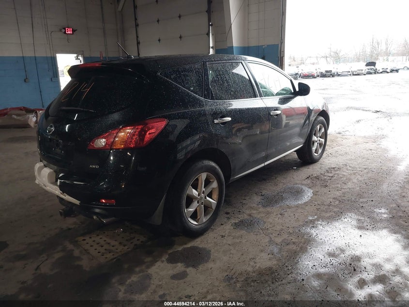 2010 Nissan Murano VIN JN8AZ1MW4AW122913 IAAI salvage auction — REAR END, Salvage (New Jersey), sold $225 on 2026-07-20 (photo 4)