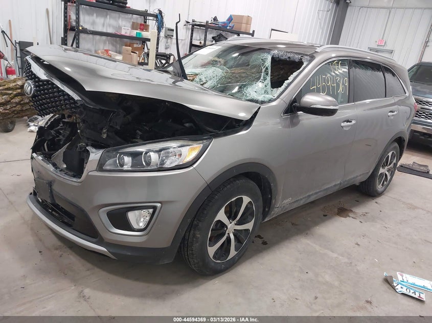 2016 Kia Sorento VIN 5XYPHDA11GG029422 IAAI salvage auction — FRONT END, Salvage (Minnesota), sold $25 on 2026-07-29 (photo 2)