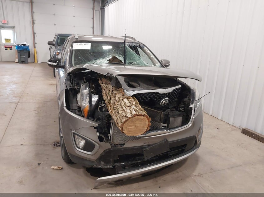 2016 Kia Sorento VIN 5XYPHDA11GG029422 IAAI salvage auction — FRONT END, Salvage (Minnesota), sold $25 on 2026-07-29 (photo 6)