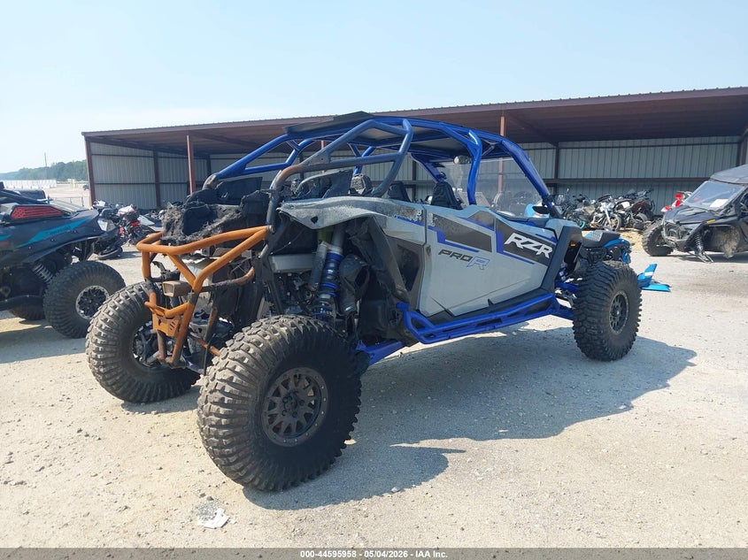 2025 Polaris Rzr VIN 3NSR4E2K4SG076440 IAAI salvage auction — EXTERIOR BURN, Bill Of Sale (North Carolina), sold $13,250 on 2026-07-07 (photo 4)