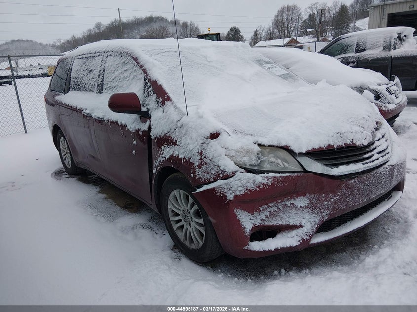 2013 Toyota Sienna VIN 5TDYK3DC7DS360789 IAAI salvage auction — FRONT END, Salvage Title, sold $1,700 on 2026-07-30 (photo 1)