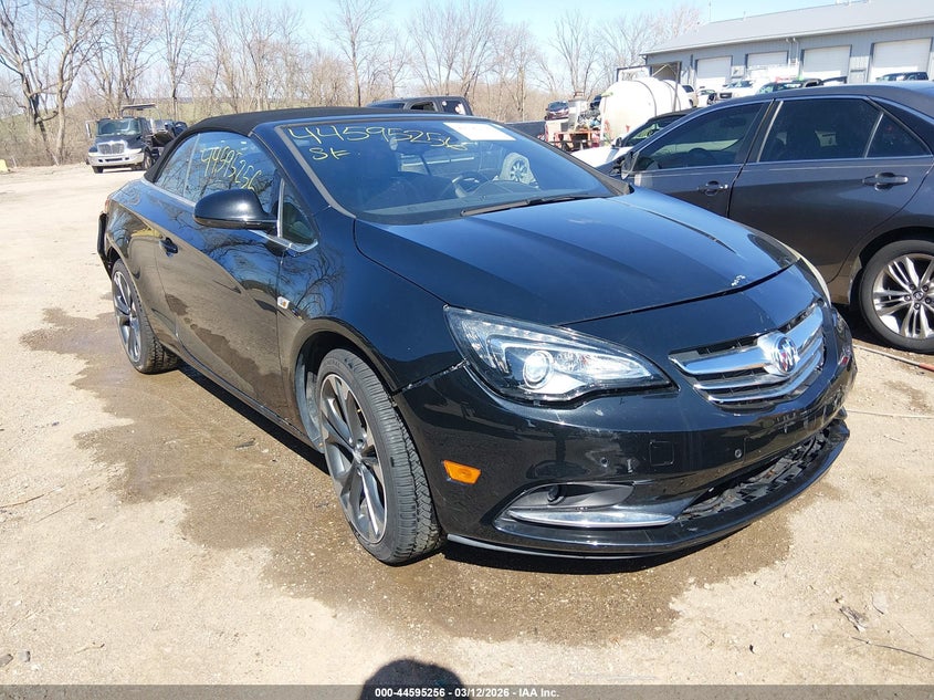 2017 Buick Cascada VIN W04WH3N57HG142092 IAAI salvage auction — FRONT & REAR, Salvage (Indiana), sold $3,400 on 2026-07-08 (photo 1)