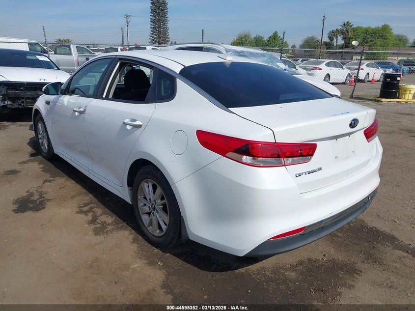 2016 Kia Optima VIN 5XXGT4L34GG035913 IAAI salvage auction — THEFT, Clear - Dealer Only (California), sold $25 on 2026-07-28 (photo 3)