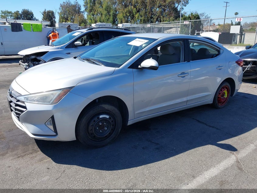 2019 Hyundai Elantra VIN KMHD74LF2KU861577 IAAI salvage auction — THEFT, Salvage (California), sold $325 on 2026-07-09 (photo 2)
