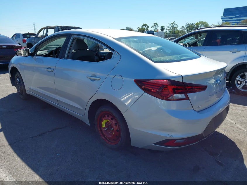2019 Hyundai Elantra VIN KMHD74LF2KU861577 IAAI salvage auction — THEFT, Salvage (California), sold $325 on 2026-07-09 (photo 3)