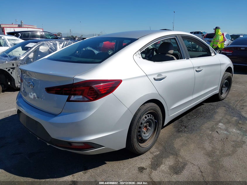 2019 Hyundai Elantra VIN KMHD74LF2KU861577 IAAI salvage auction — THEFT, Salvage (California), sold $325 on 2026-07-09 (photo 4)