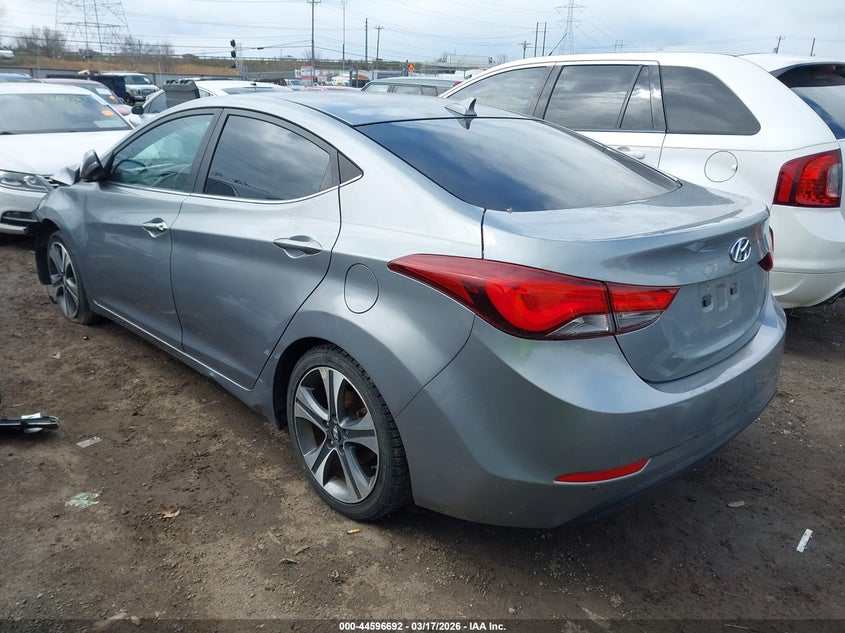 2014 Hyundai Elantra VIN KMHDH4AH2EU167025 IAAI salvage auction — ALL OVER, Clear-Dealer Only (Kentucky), sold $275 on 2026-07-16 (photo 3)