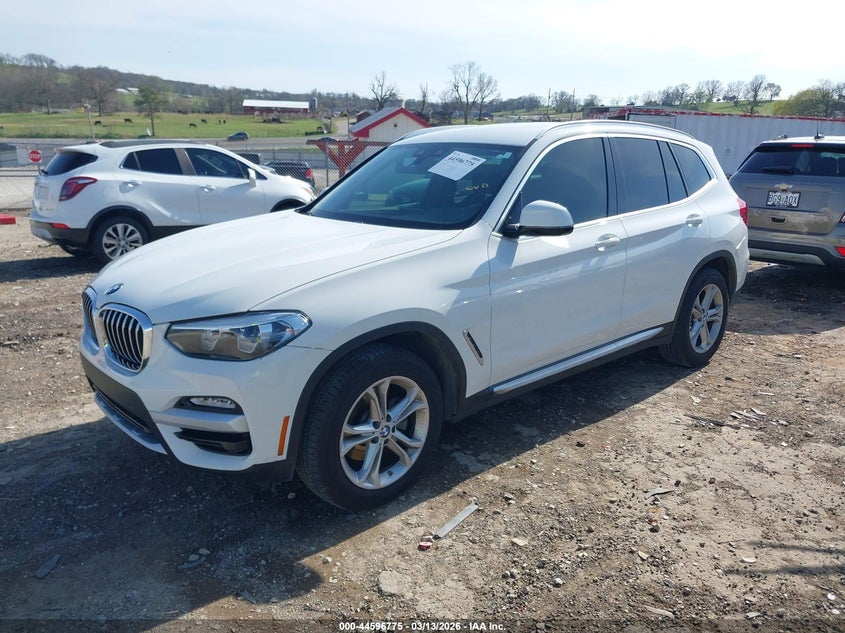 2019 BMW X3 VIN 5UXTR7C51KLR46532 IAAI salvage auction — RIGHT SIDE, Salvage Title, sold $7,200 on 2026-07-19 (photo 2)
