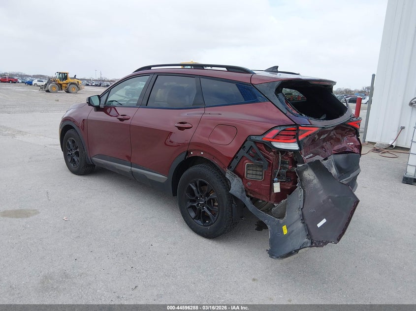 2023 Kia Sportage VIN 5XYK7CAF2PG067132 IAAI salvage auction — REAR END, Salvage (Illinois), sold $7,900 on 2026-07-21 (photo 3)
