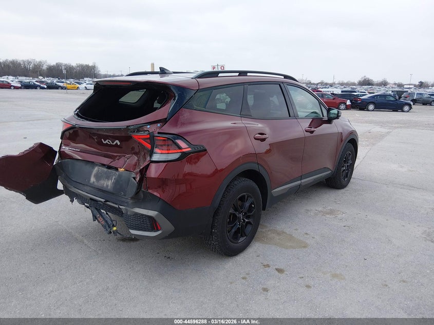 2023 Kia Sportage VIN 5XYK7CAF2PG067132 IAAI salvage auction — REAR END, Salvage (Illinois), sold $7,900 on 2026-07-21 (photo 4)