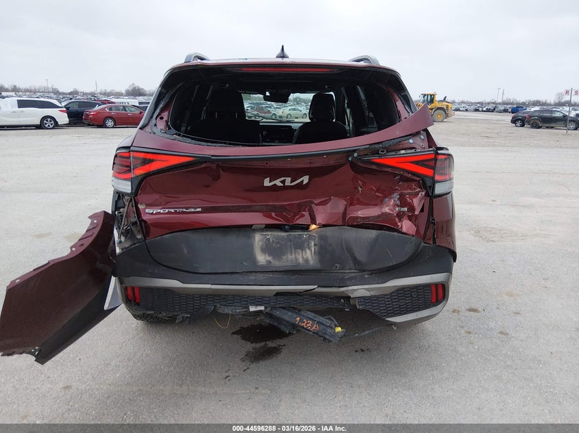 2023 Kia Sportage VIN 5XYK7CAF2PG067132 IAAI salvage auction — REAR END, Salvage (Illinois), sold $7,900 on 2026-07-21 (photo 6)