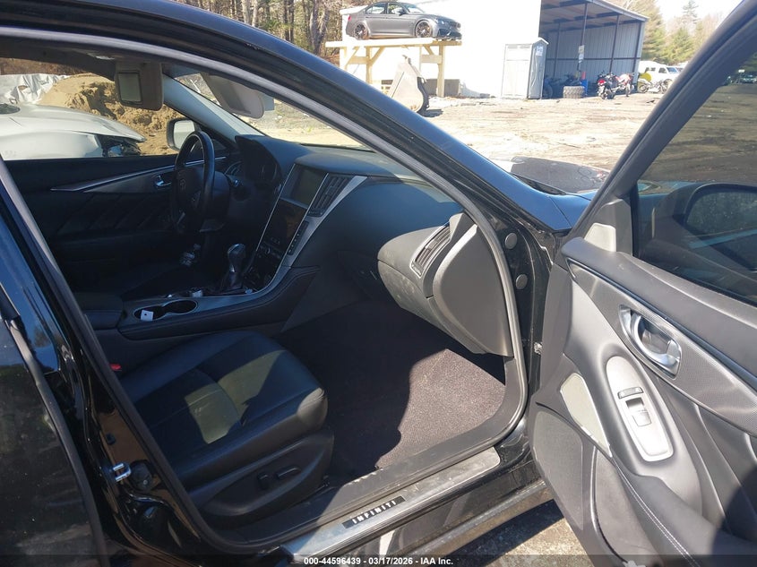 2017 Infiniti Q50 VIN JN1CV7AR6HM680949 IAAI salvage auction — REAR END, Salvage Title, sold $25 on 2026-07-28 (photo 5)