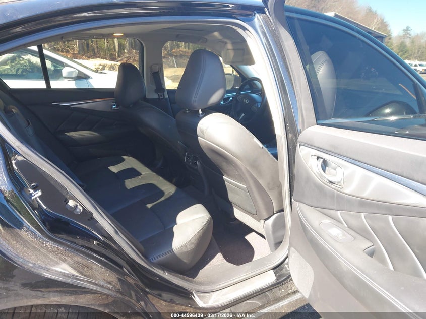 2017 Infiniti Q50 VIN JN1CV7AR6HM680949 IAAI salvage auction — REAR END, Salvage Title, sold $25 on 2026-07-28 (photo 8)