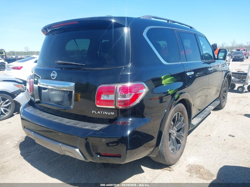 2019 Nissan Armada VIN JN8AY2NF7K9350265 IAAI salvage auction — FRONT END, Salvage (Mississippi), sold $5,650 on 2026-07-07 (photo 4)