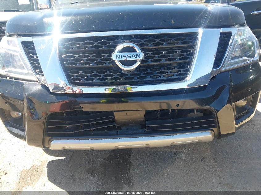 2019 Nissan Armada VIN JN8AY2NF7K9350265 IAAI salvage auction — FRONT END, Salvage (Mississippi), sold $5,650 on 2026-07-07 (photo 6)