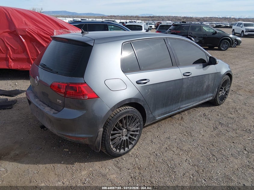 2015 Volkswagen Golf VIN 3VWRA7AU6FM050953 IAAI salvage auction — LEFT FRONT, Salvage (Colorado), sold $2,700 on 2026-07-22 (photo 4)