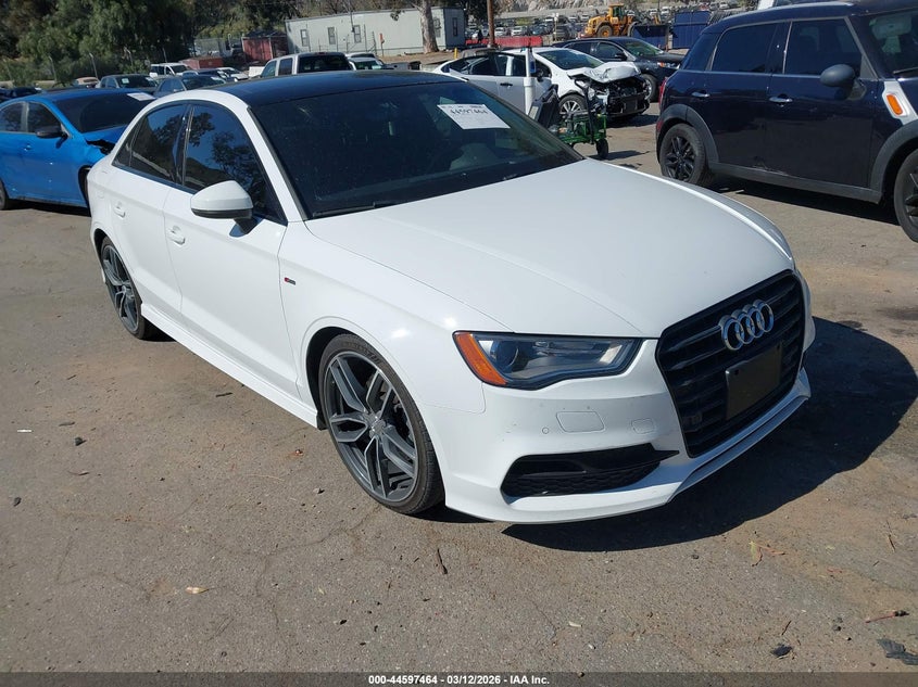 2016 Audi A3 VIN WAUA7GFF1G1069785 IAAI salvage auction — LEFT SIDE, Salvage (California), sold $1,150 on 2026-07-21 (photo 1)