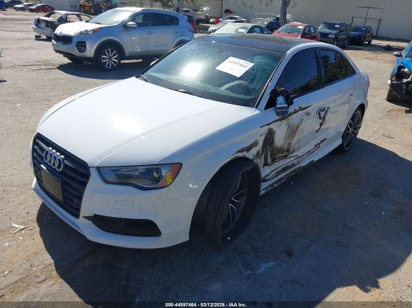 2016 Audi A3 VIN WAUA7GFF1G1069785 IAAI salvage auction — LEFT SIDE, Salvage (California), sold $1,150 on 2026-07-21 (photo 2)